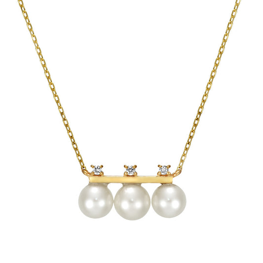 Pearl Zircon Necklace