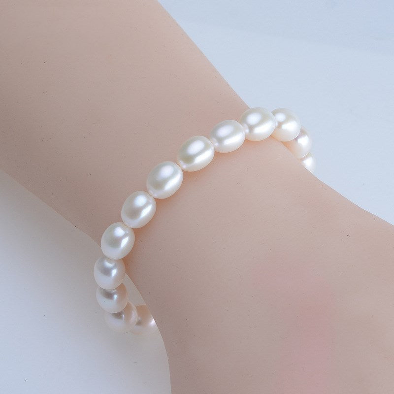 Pearl Rice-Shaped Bracelet