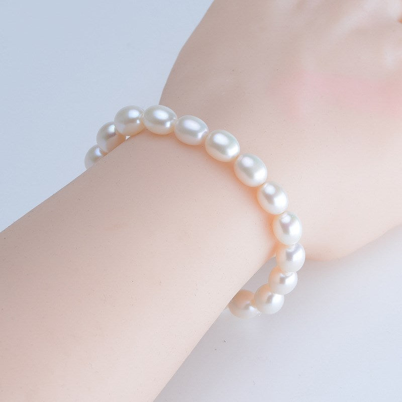 Pearl Rice-Shaped Bracelet